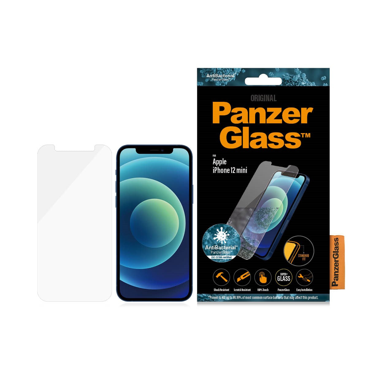 PanzerGlass® Screen Protector iPhone 12 Mini | Standard Fit